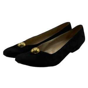 VINTAGE Salvatore Ferragamo Black Suede Shoes